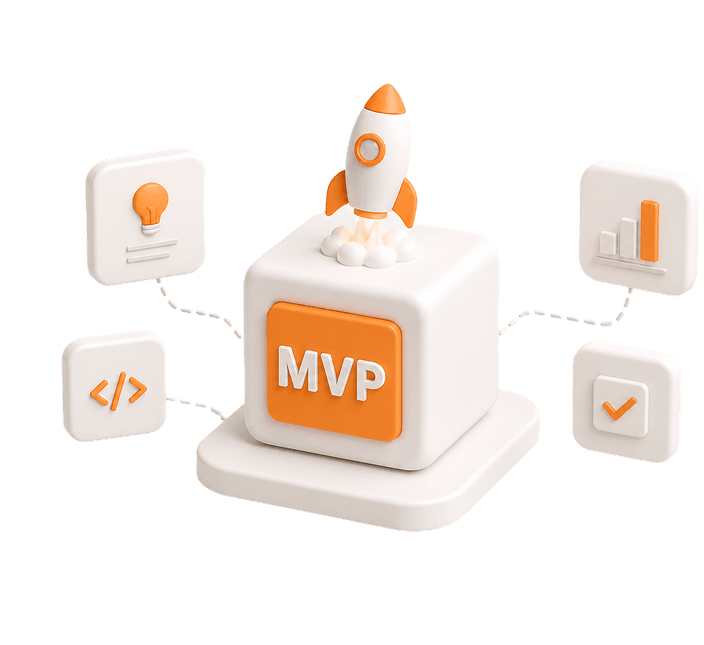 MVP Development — hero illustration