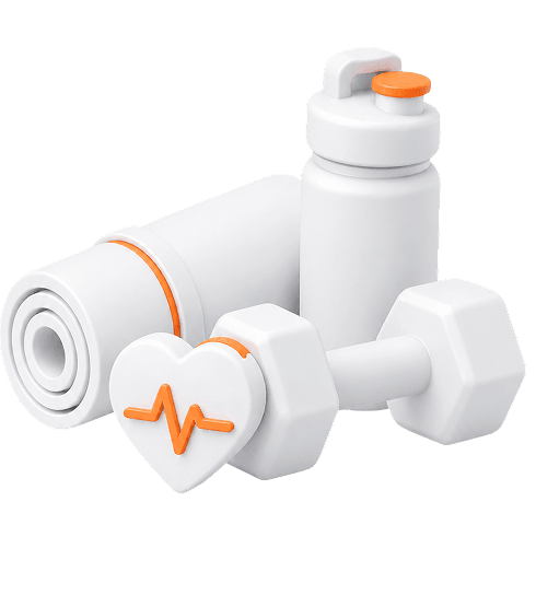 Fitness & Wellness App Development — hero illustration